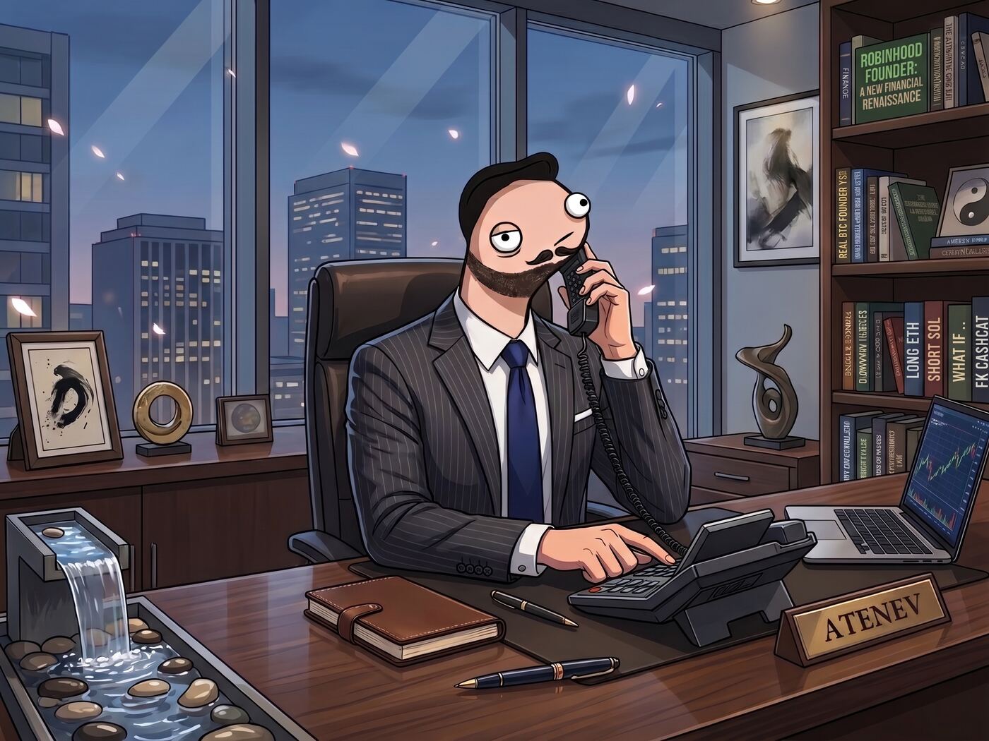 Velad in the corner office